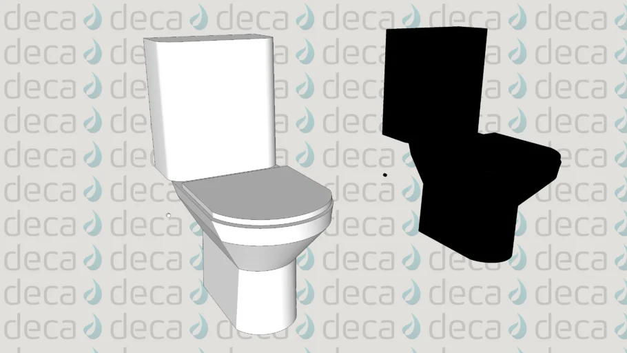 Deca Bacia Sanitaria Nuova Código P.130 Caixa Acoplada