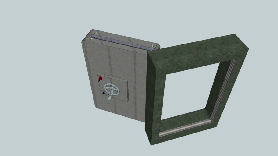 Porte blindée très haute securité (Pour bunker)