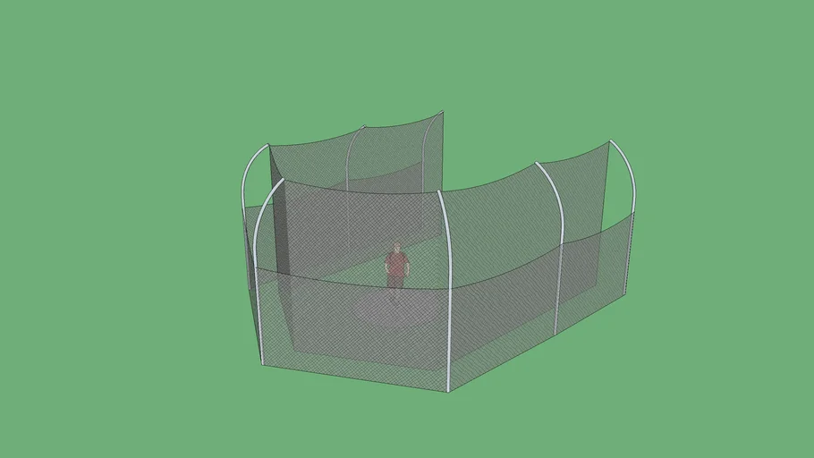 8020 Discus Throw Cage | 3D Warehouse