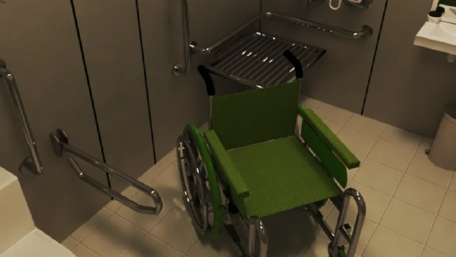 Toilet Bath for Physically Handicap_Disabled WC