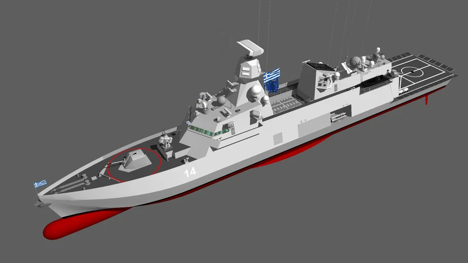 SHIP+GREEK+NAVY+4.5000TON+ADVANCED+MULTIROLE+CORVETTE+POSIDON+CLASS A