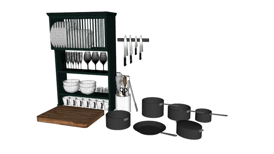 UTENSILS / KITCHEN / INDOOR KITCHEN / MODERN KITCHEN / CONTEMPORARY KITCHEN 