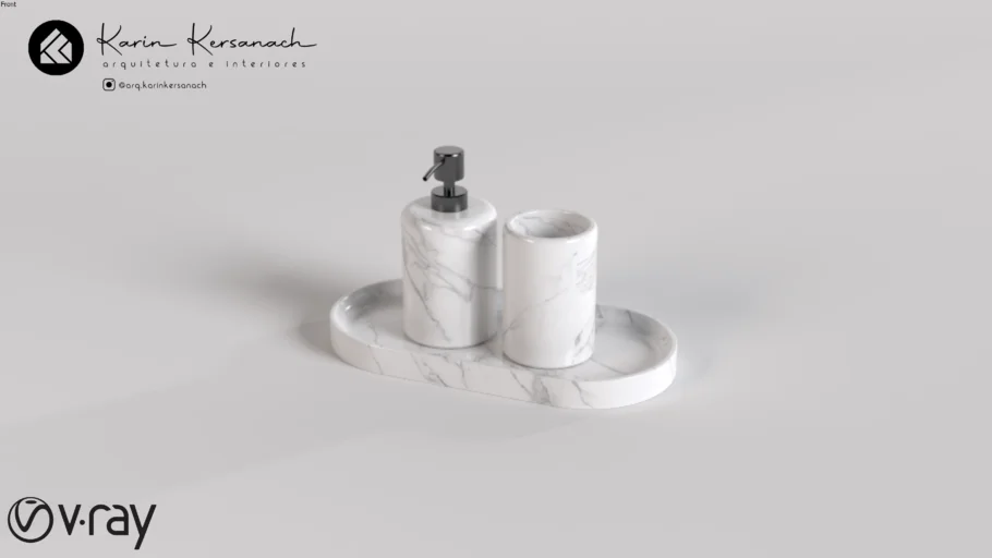 Kit saboneteira banheiro