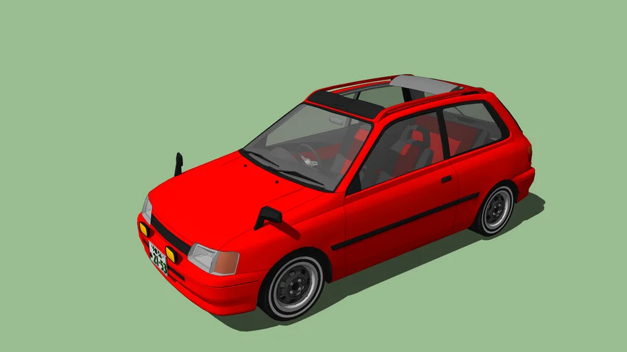Toyota Starlet Canvas Top EP82