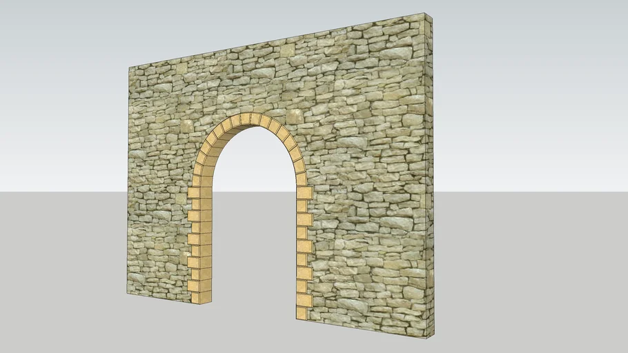 3 Meter Semi-Circular Stone Arch