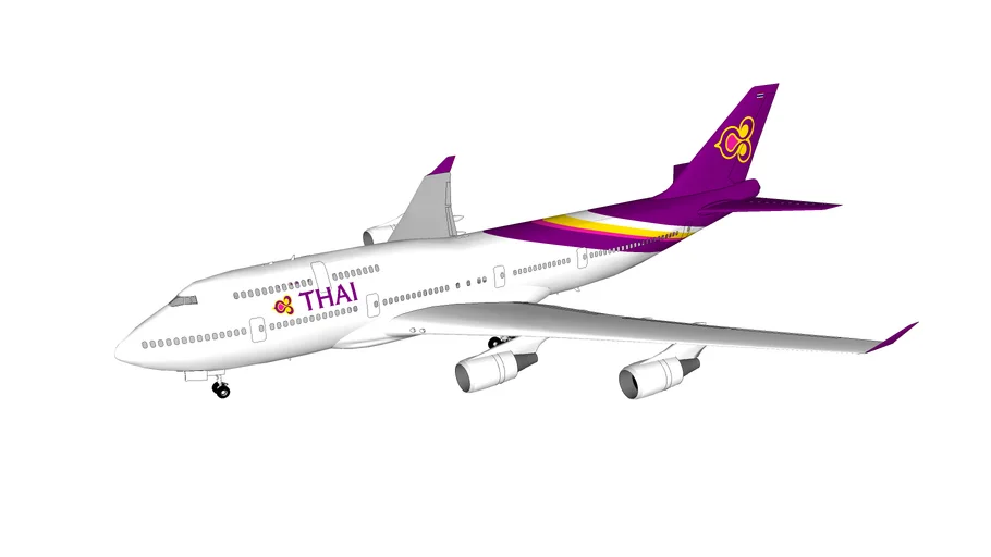 Thai Airways International Boeing 747-400 in current livery