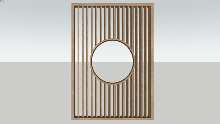 PANEL DIVISORIO DE MADERA