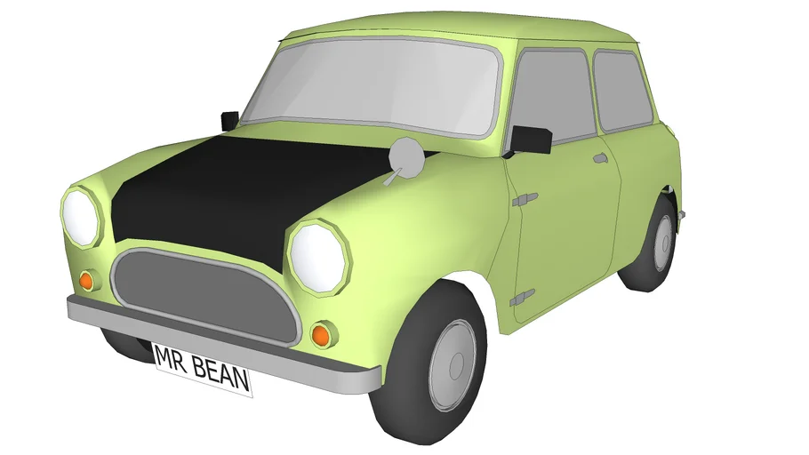 Mr Bean's Mini (Low polygon)