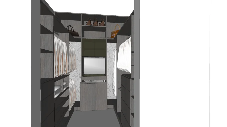 Small Walk-in Closet