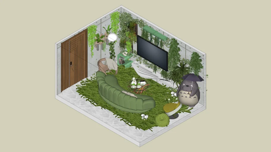 STUDIO GHIBLI LIVING ROOM