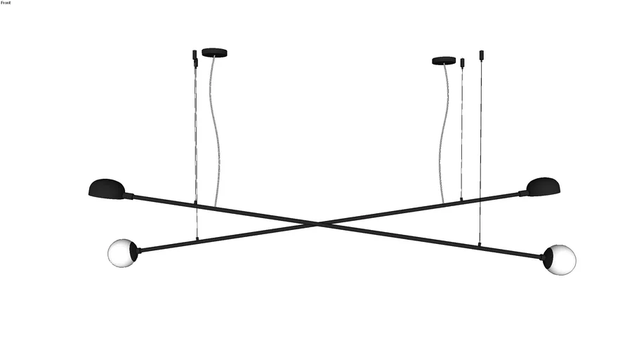 Pendente Linear Preto