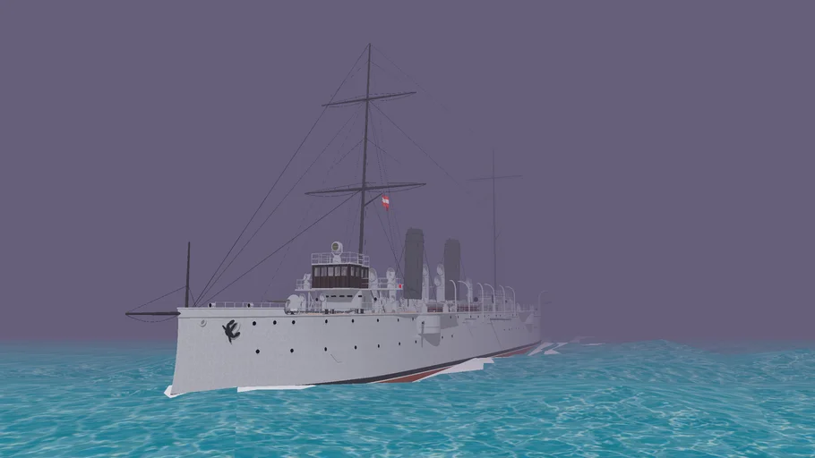 SMS ZENTA - WW1 Austro-Hungarian Protected cruiser