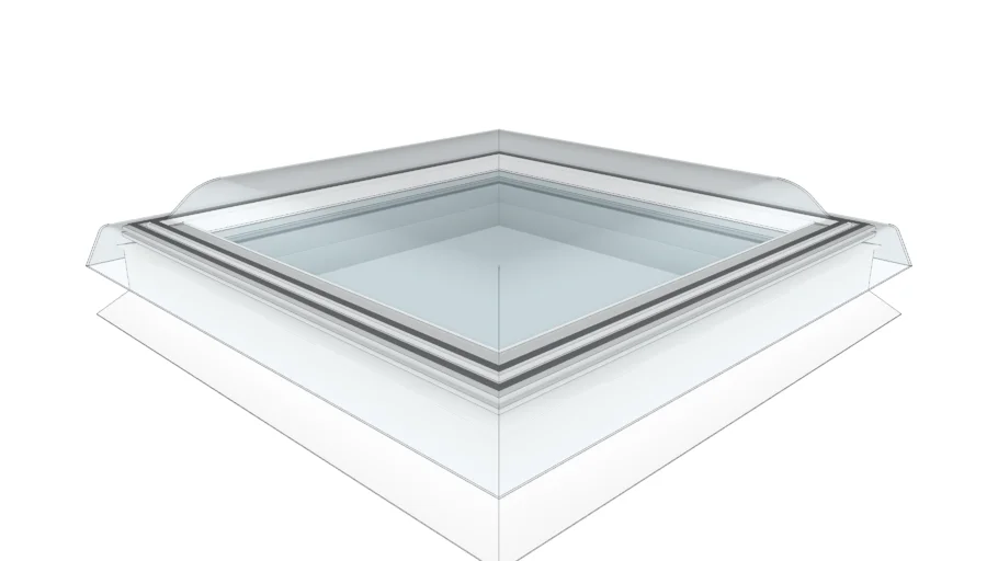 Acrylic, Flat Roof Window