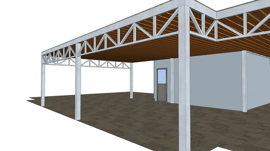 Metal trellis