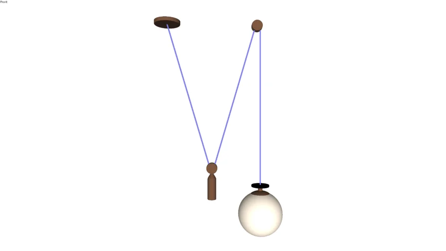 Pendant lamp Shape up Pendant Globe White designed by John Hogan. Подвесной светильник, шар.
