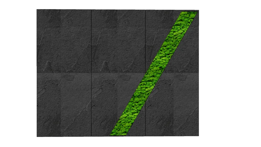 moss wall - reception backdrop