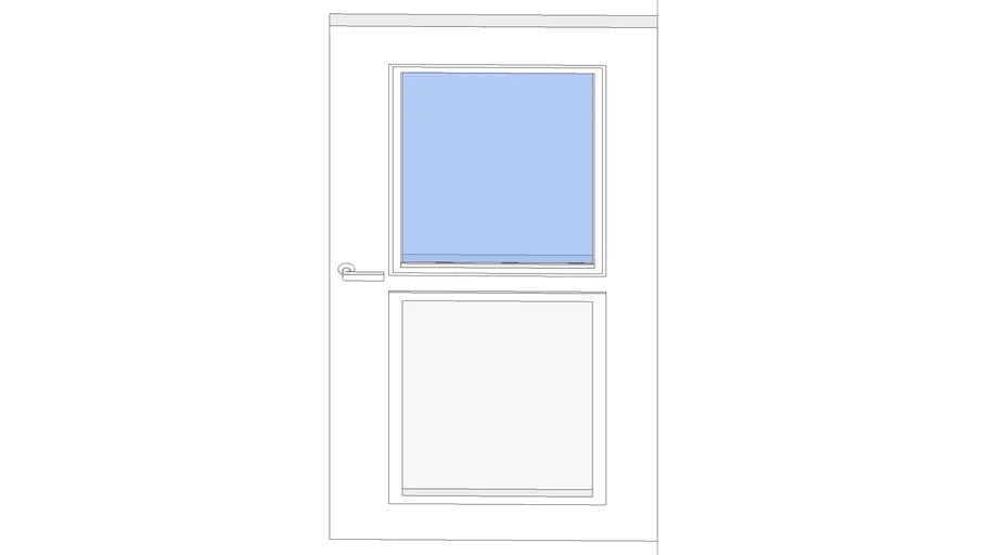 ExtDoor upvc white 1000 LAE