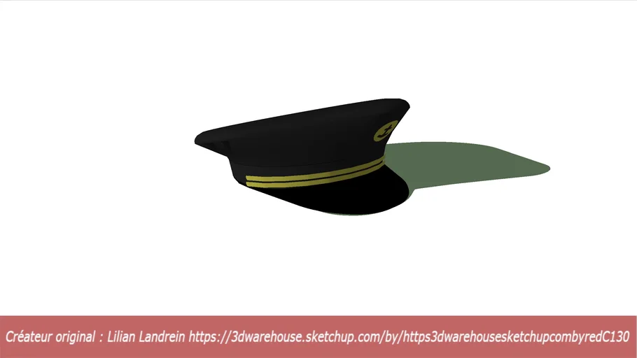 Casquette capitaine Haddock