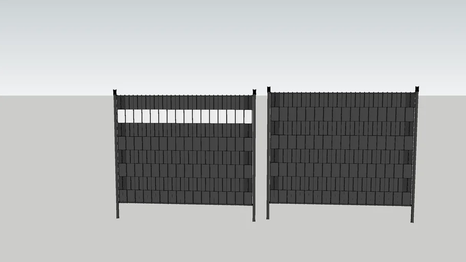 double wire fence