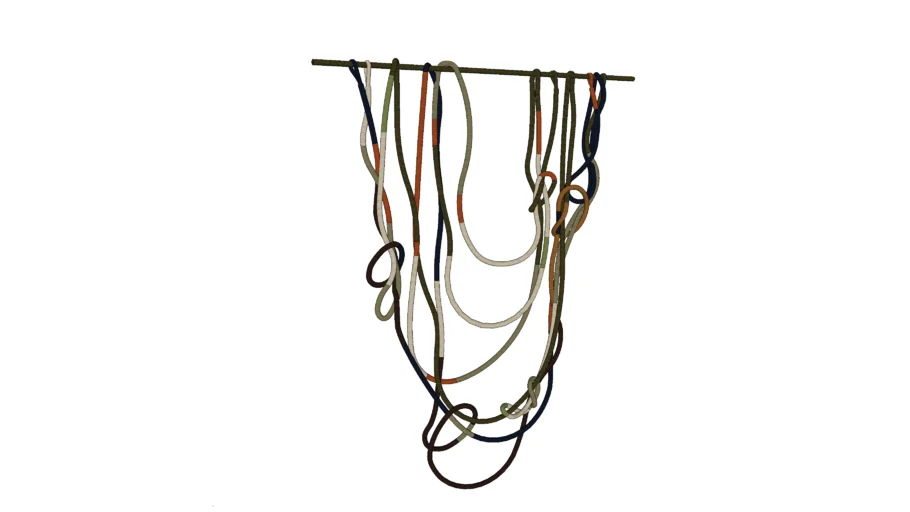 Escultura de parede - cordas