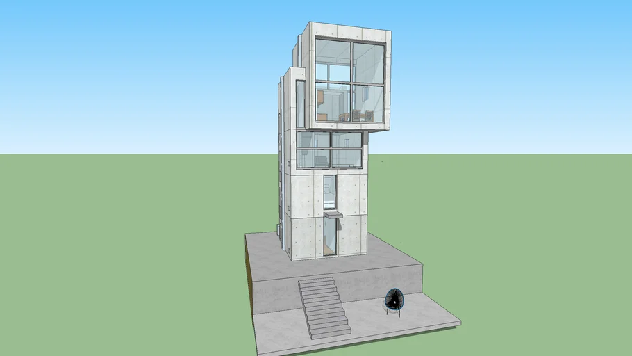 4x4 house Tadao Ando