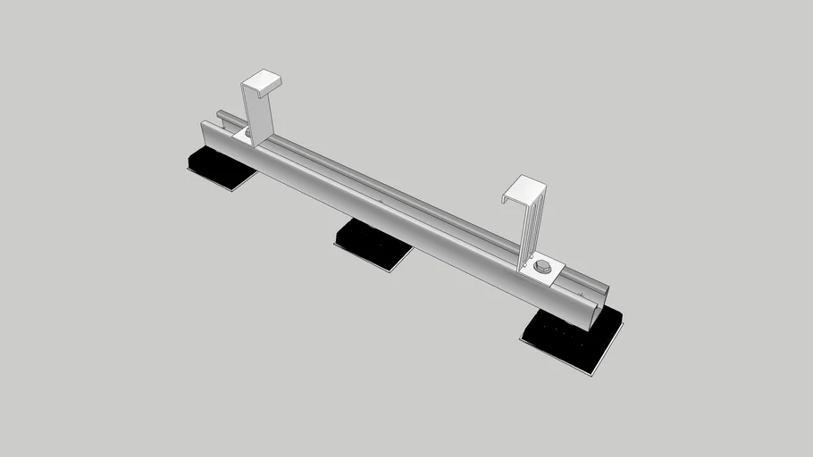 Cable ladder floor stand