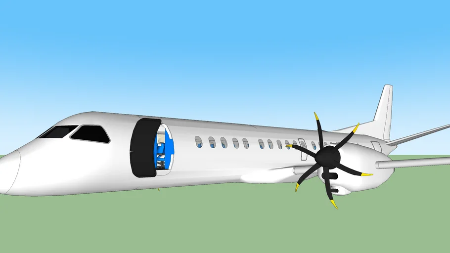 Saab 2000 | 3D Warehouse