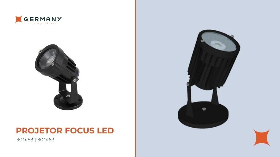 Projetor Focus Led - Germany Iluminação Externa