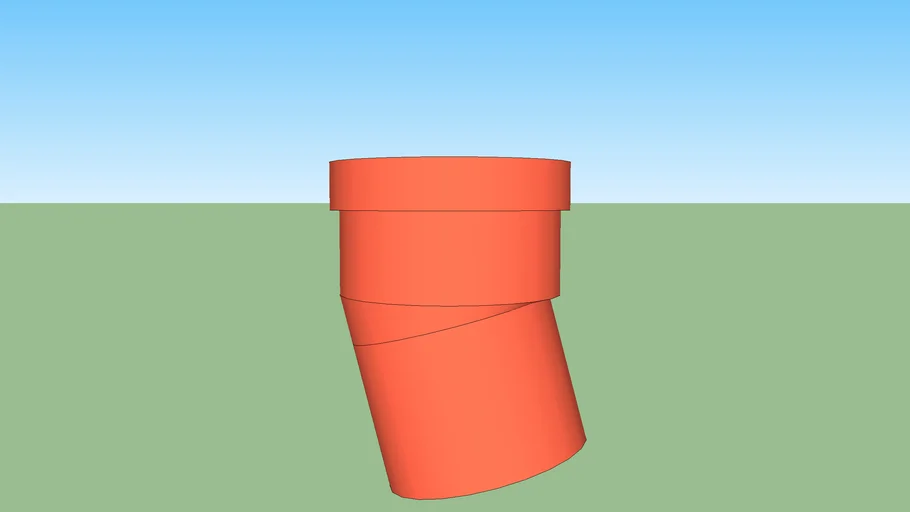 PVC 110 Drain Pipe Bend 15