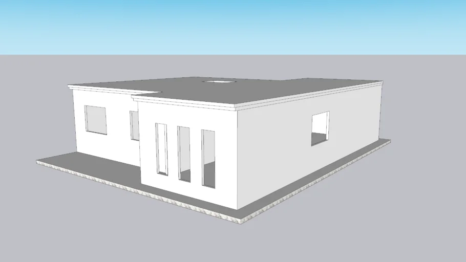 Casa Moderna de 148 m2 | 3D Warehouse