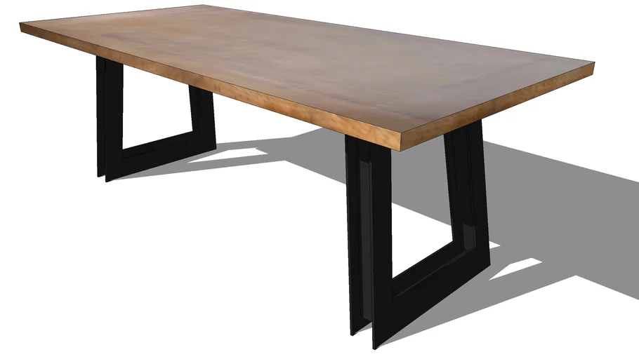 SMALL PADDOCK EXTENDABLE DINING TABLE, REF 840, 860, 840P, 860P, Michel Ferrand
