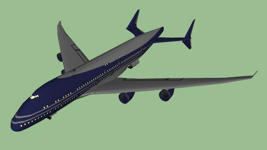 Boeing 747/Airbus a380 Hybrid | 3D Warehouse