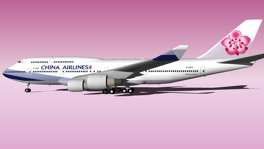 China Airlines中華航空 Boeing 747 409 B 18202 2015 - Model