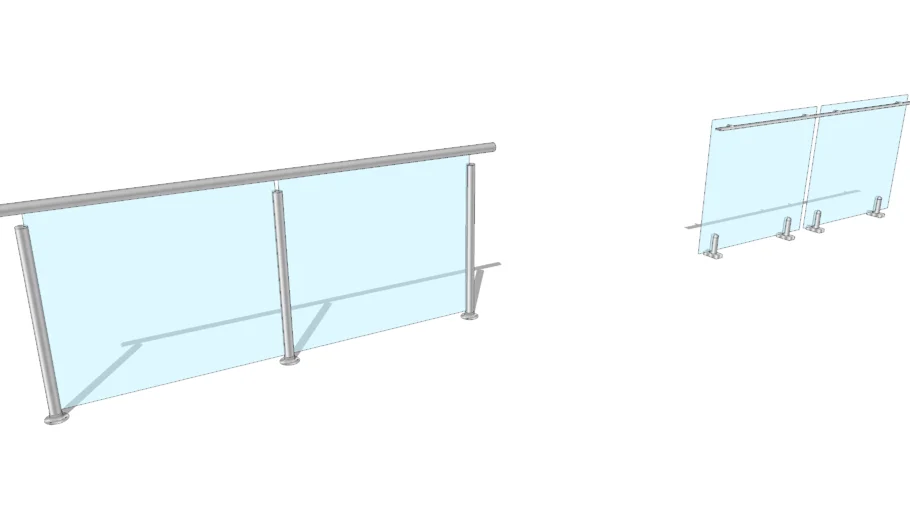 Glass balustrade