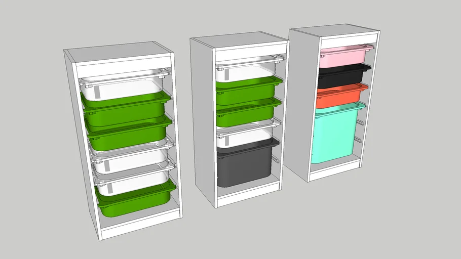 IKEA - TROFAST - Combi Rangement Boite