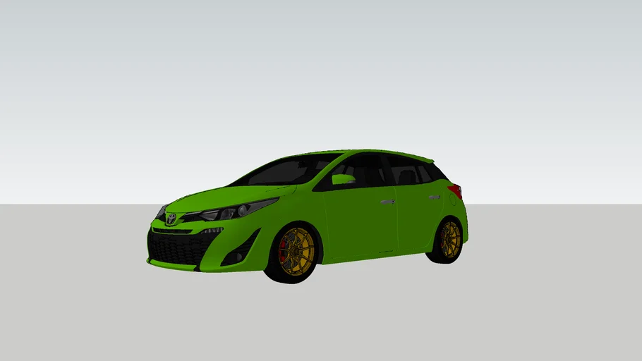 Toyota Yaris 2019 Custom Wheels