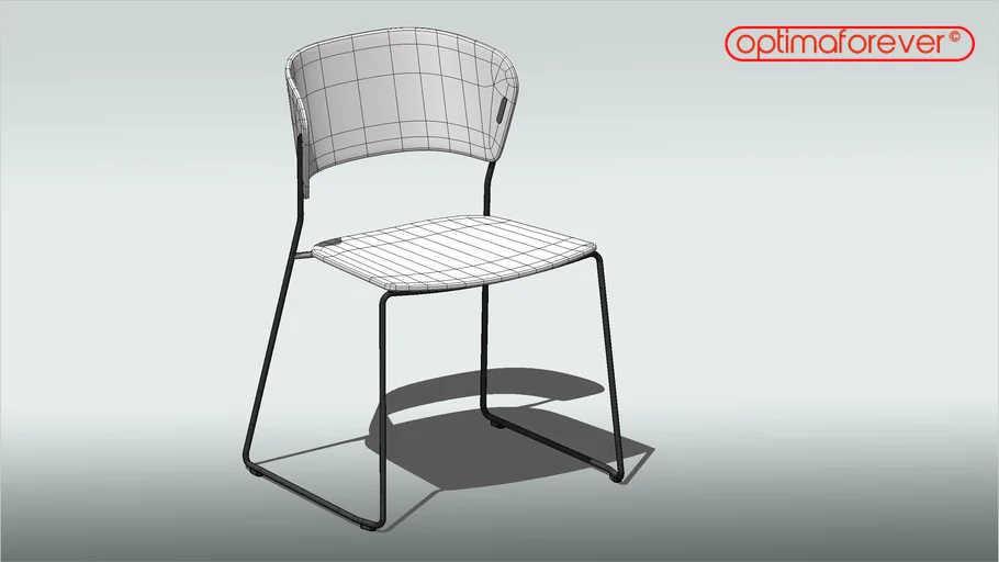 Inclass ARC chair sled base upholstered (quads)