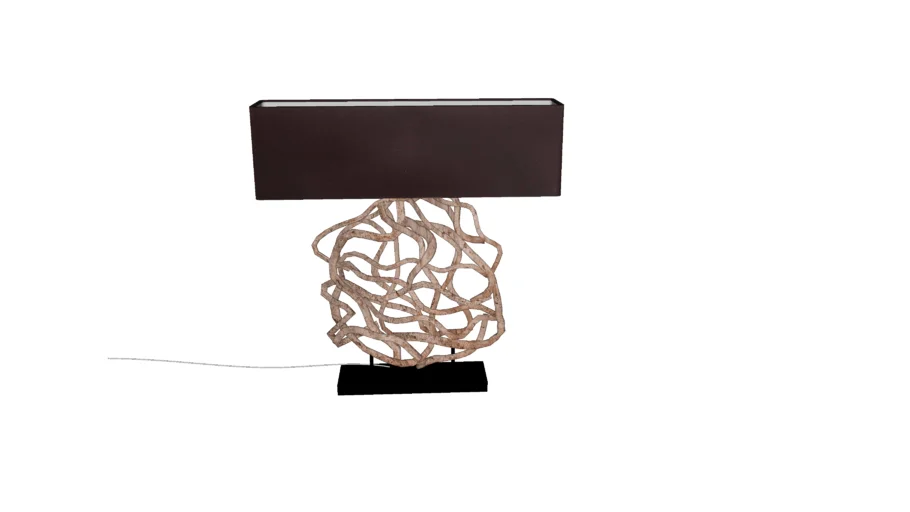 37114 Table Lamp Roots Rectangular (TL Roots Rectangular)