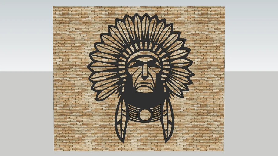 HEAD TRIBAL CHIEF DECORATION