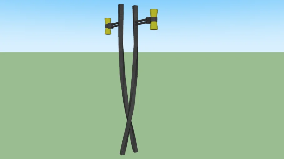 modern street lamp