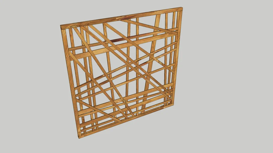 treillis bois 1,8x1,8m REGALISSE Vivre en Bois