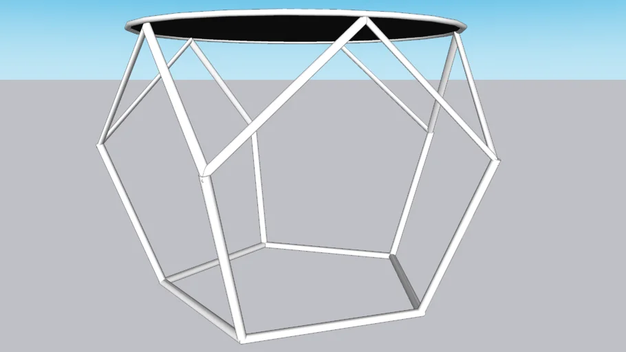 PRISM,  Table basse ronde en métal blanche D 64 cm, Maisons du monde, ref : 155834, prix : 49,99 €