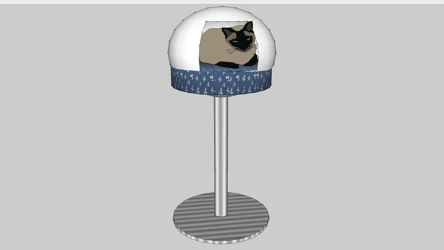 Ufo-like cat tree