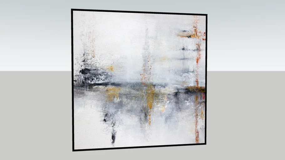 Quadro Decorativo Abstrato Minimalista em Tons Terrosos