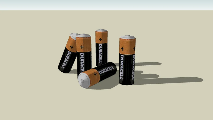 3D AA Duracell Batteries