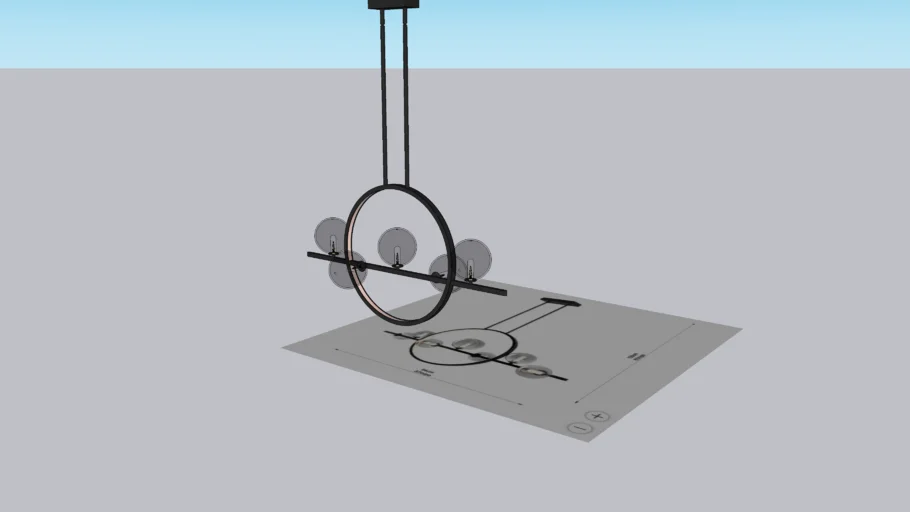 Costco Housemark Luna 8 pendant light