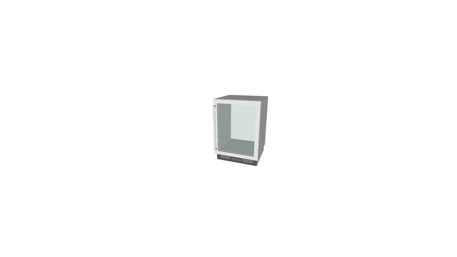 Sub-Zero UC-24BG/S/TH-RH | 24" Undercounter Beverage Center - Stainless Steel - Tubular Handle - Right Hinge