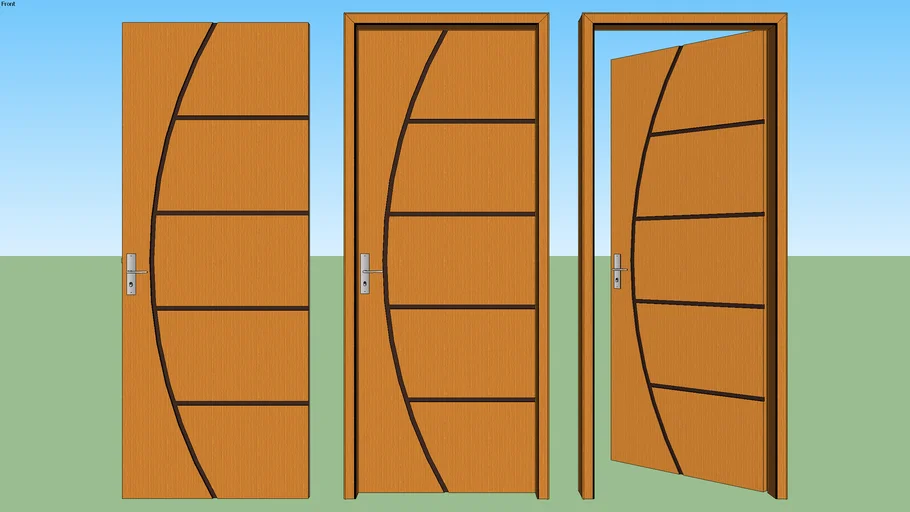 Porta frisada