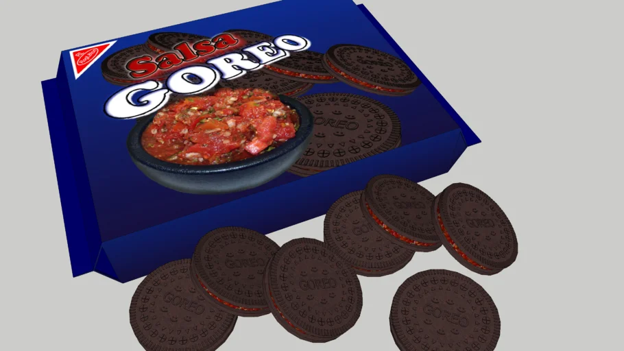 Chocolate Sandwich Cookies - Salsa "Goreos" Novelty Snack