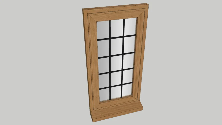 Single Wood Window